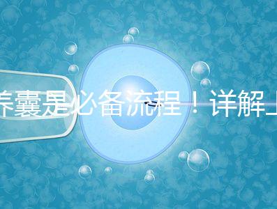 養(yǎng)囊是必備流程！詳解上海集愛試管嬰兒全過程
