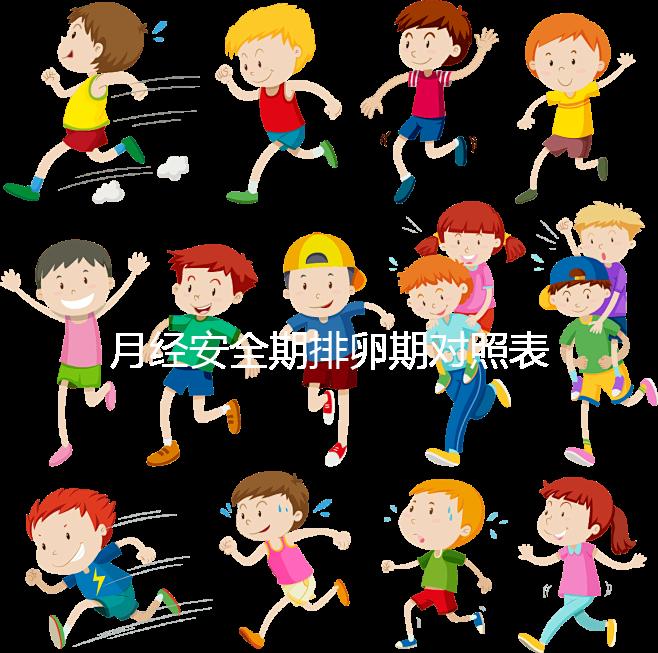 月經安全期排卵期對照表一覽，手把手教你計算備孕日子