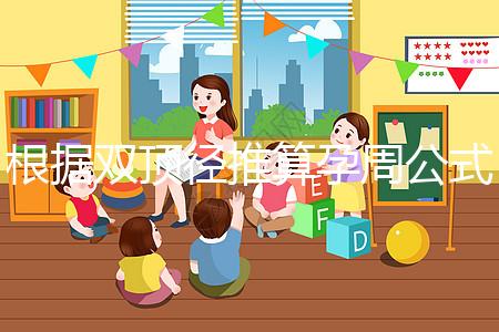 根據雙頂徑推算孕周公式，判斷胎兒大小排除發育遲緩