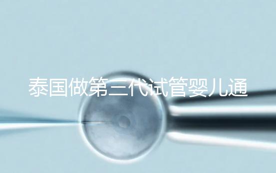 泰國做第三代試管嬰兒通常費(fèi)用多少？高嗎？