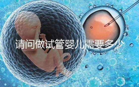 請問做試管嬰兒需要多少錢？